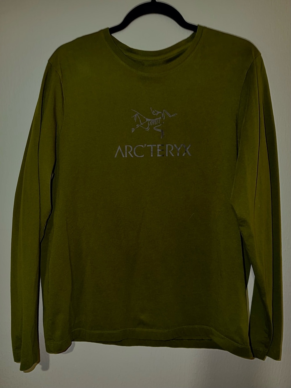 Arc'teryx Olive Green Long Sleeve Logo Tee - Picture 2 of 10